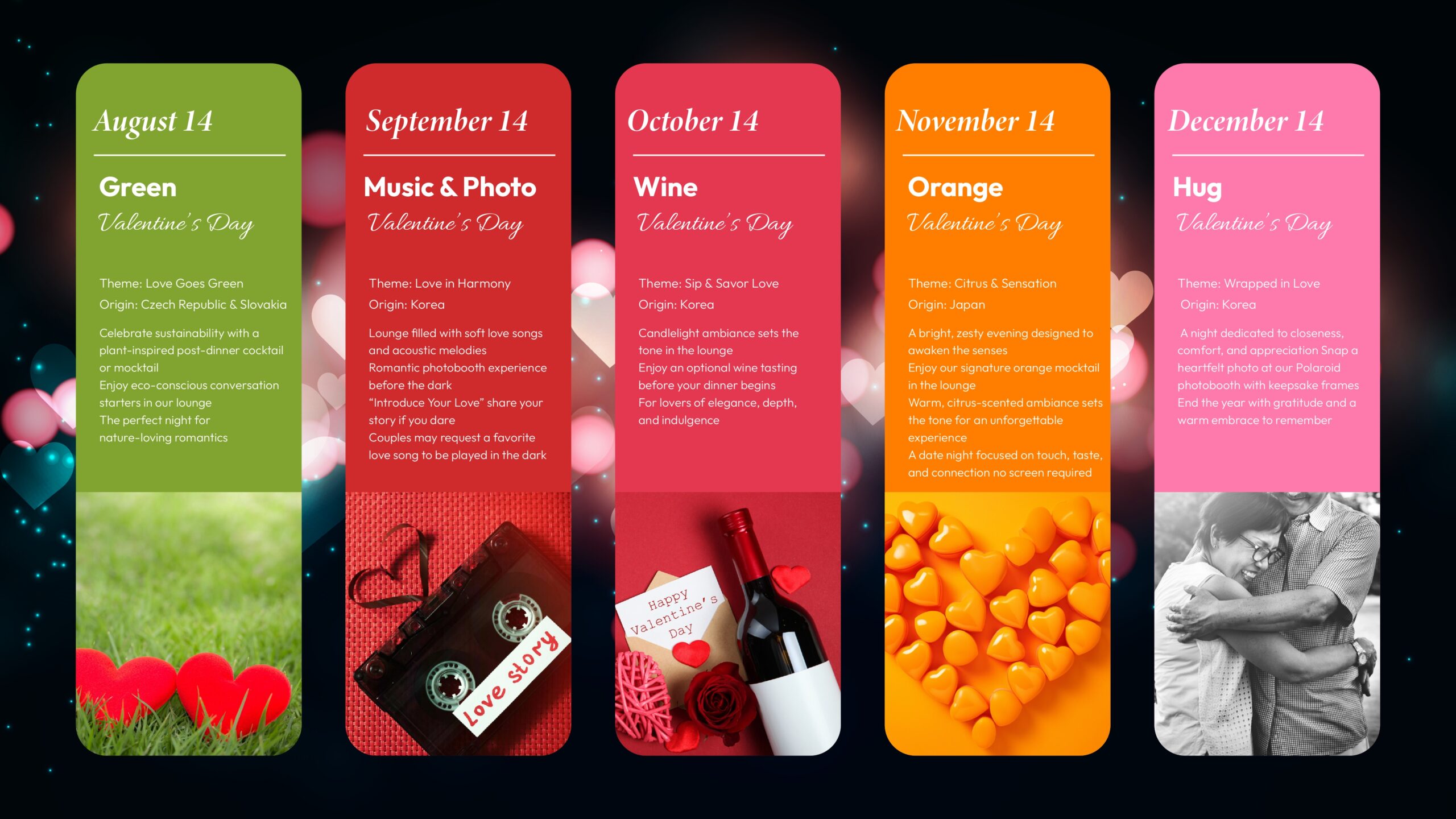 Dining in the Dark Event Calendar